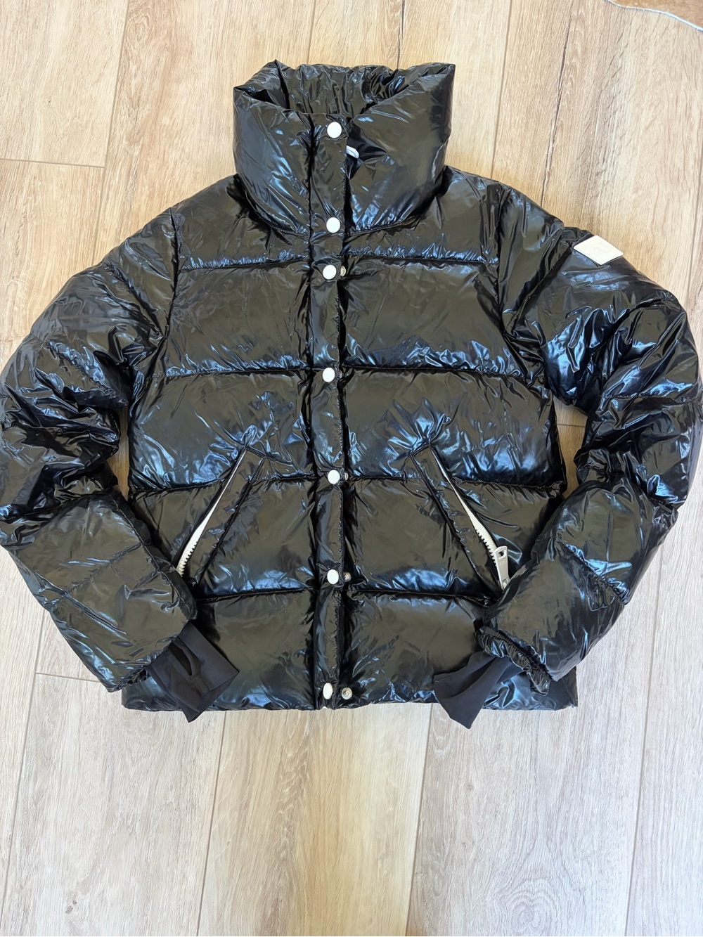 SAM. freestyle glossy black puffer